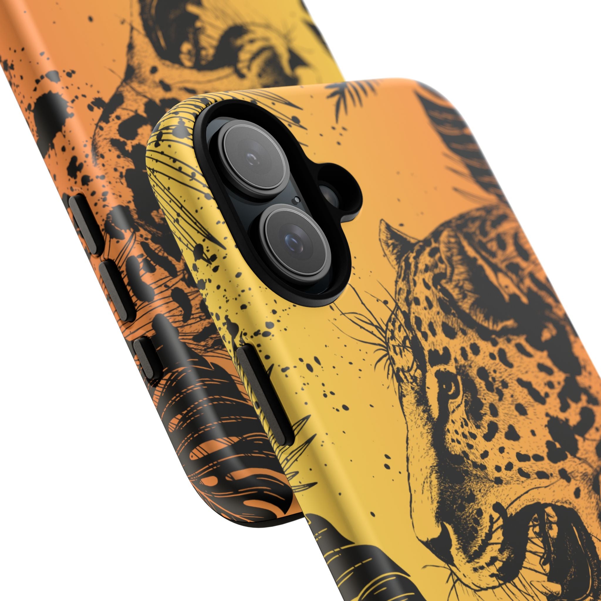 Be Strong and Courageous Tough Phone Case (Orange Hue)