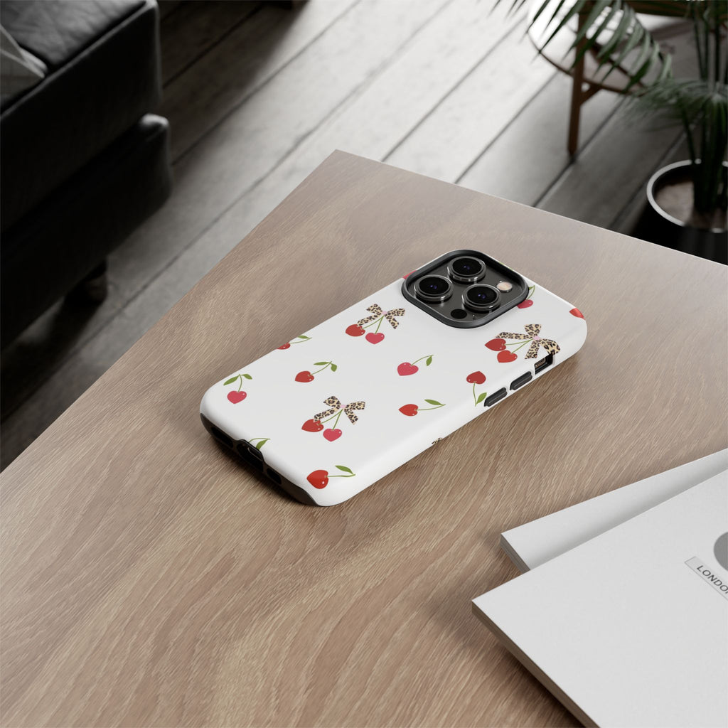 Cherries and Bows Phone Case