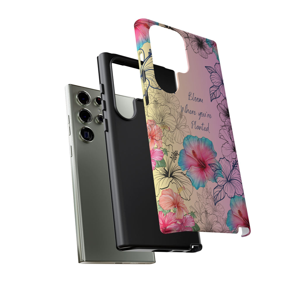 Bloom Where You're Planted Tough Phone Case