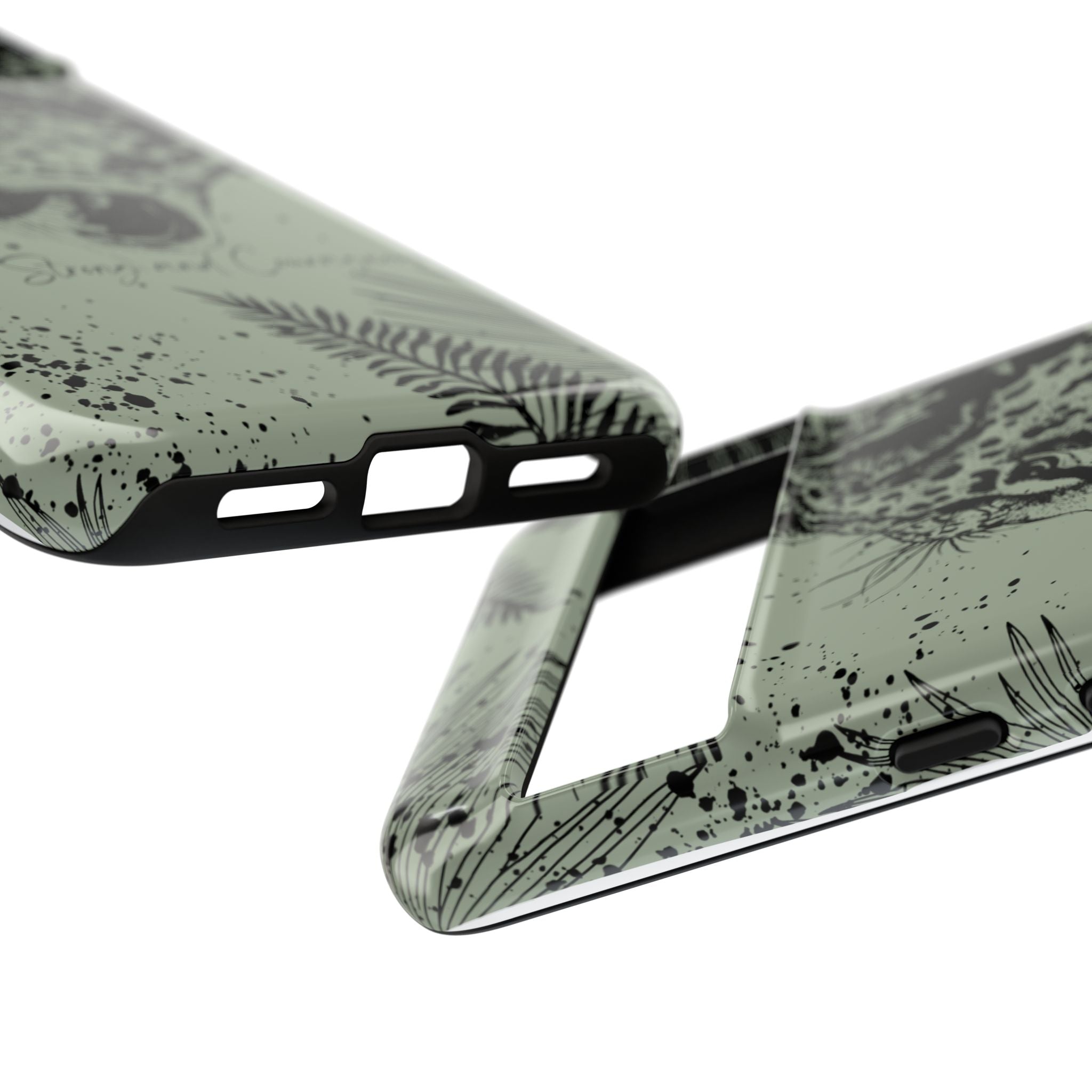 Be Strong and Courageous Tough Phone Case (Mint Green)