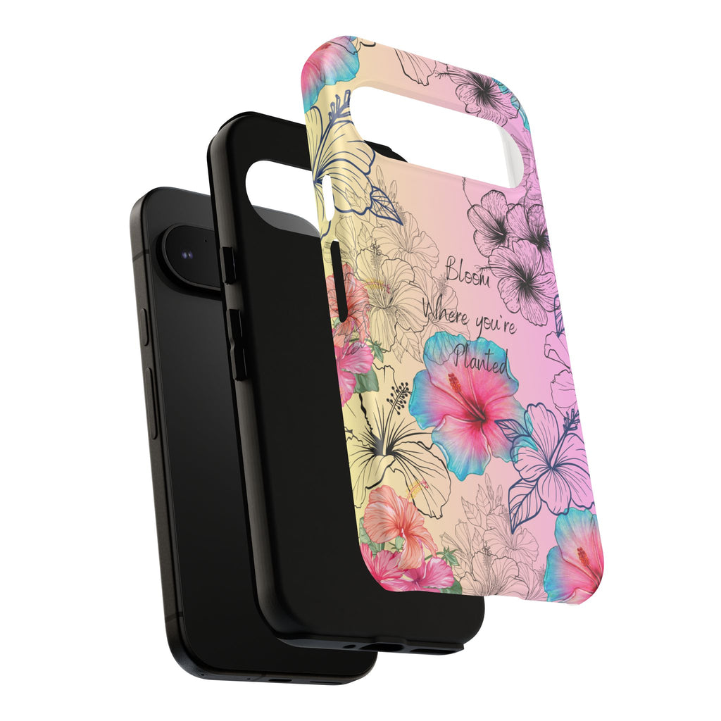 Bloom Where You're Planted Tough Phone Case