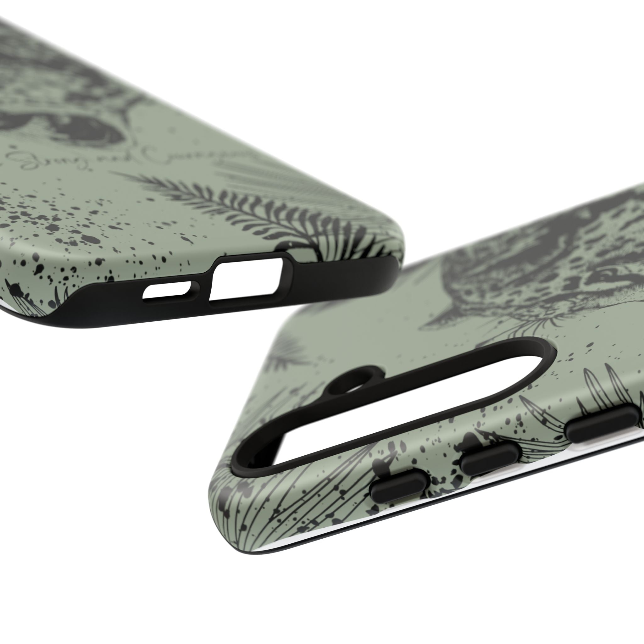 Be Strong and Courageous Tough Phone Case (Mint Green)