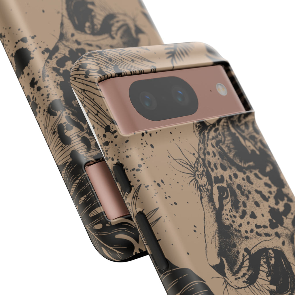 Be Strong and Courageous Tough Phone Case (Brown)