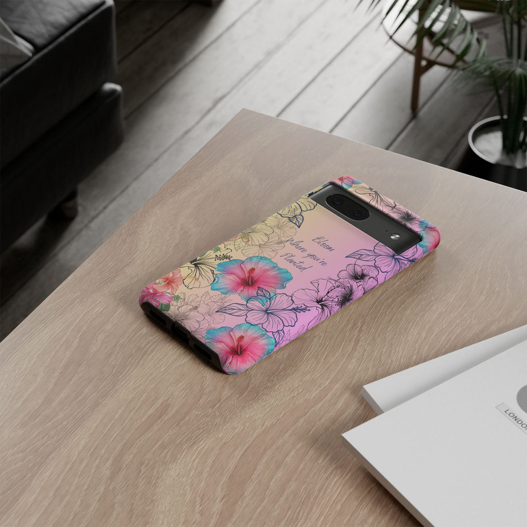 Bloom Where You're Planted Tough Phone Case