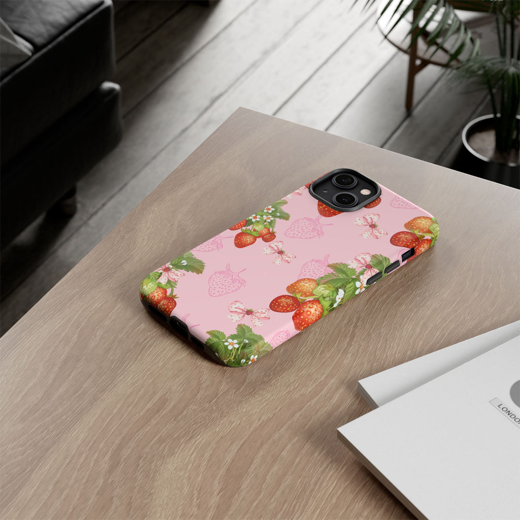 Strawberries Tough Case