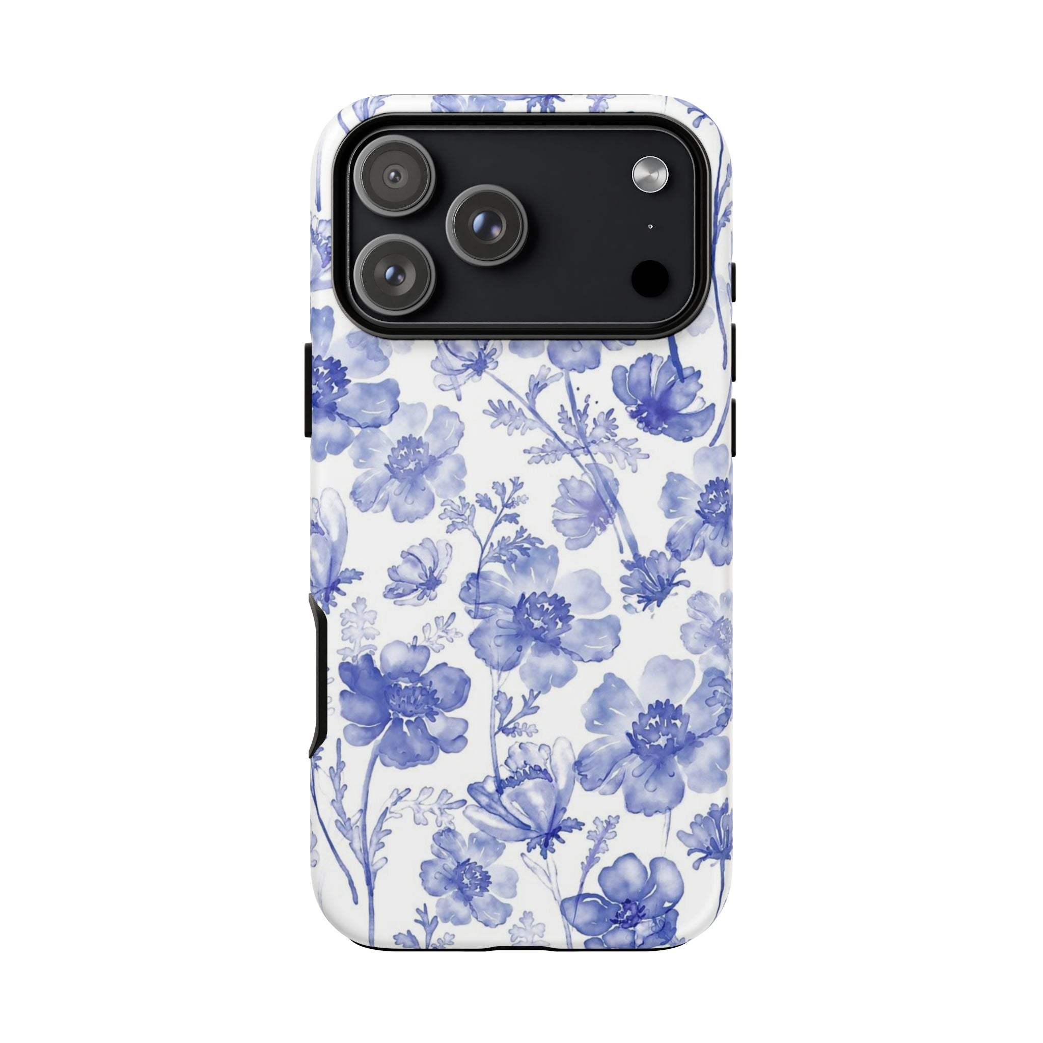 Blue Floral Tough Case