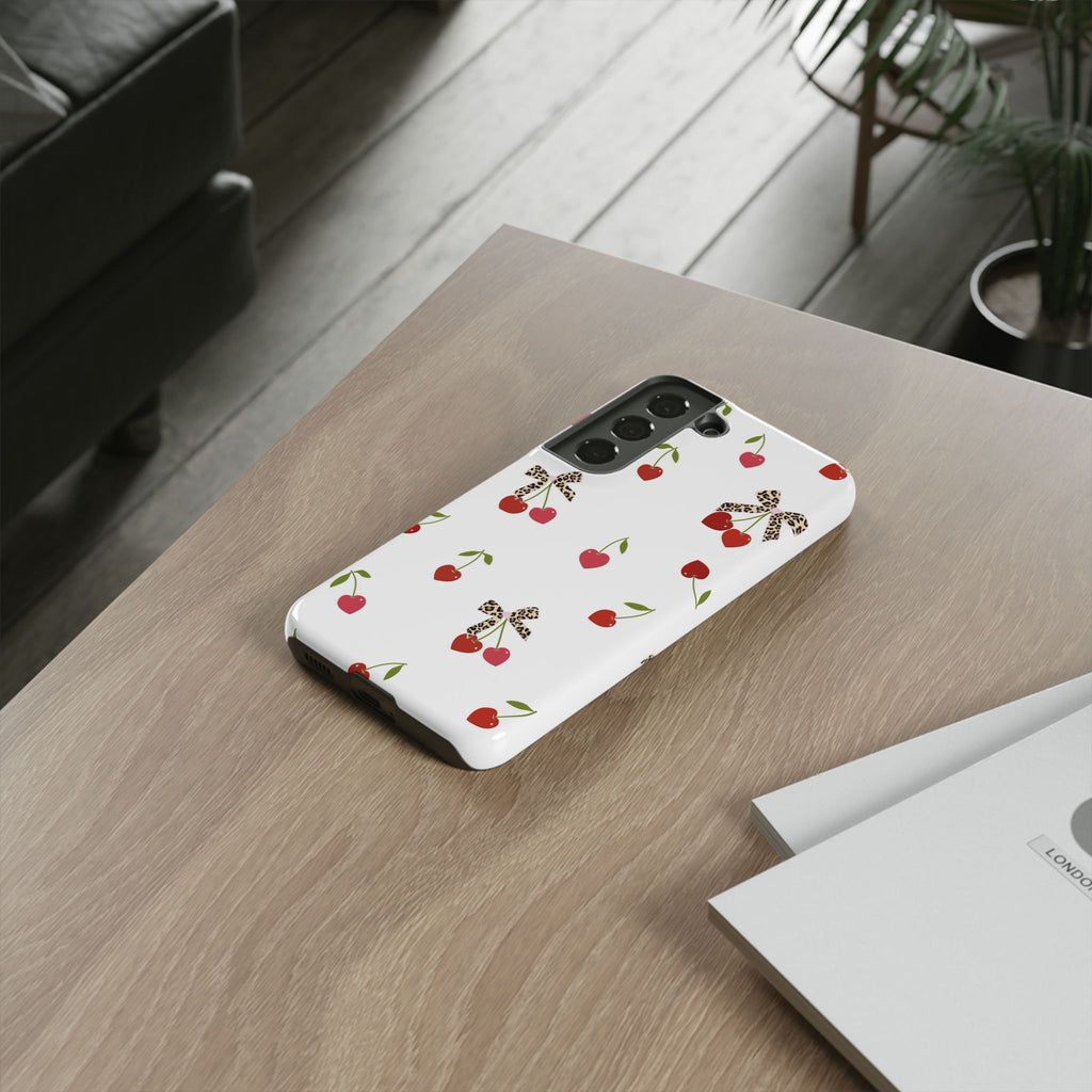 Cherries and Bows Phone Case