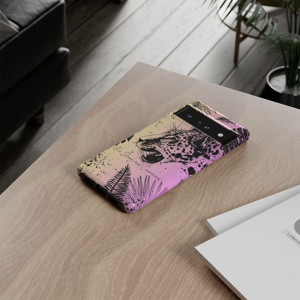 Be Strong and Courageous Tough Phone Case (Purple Hue)