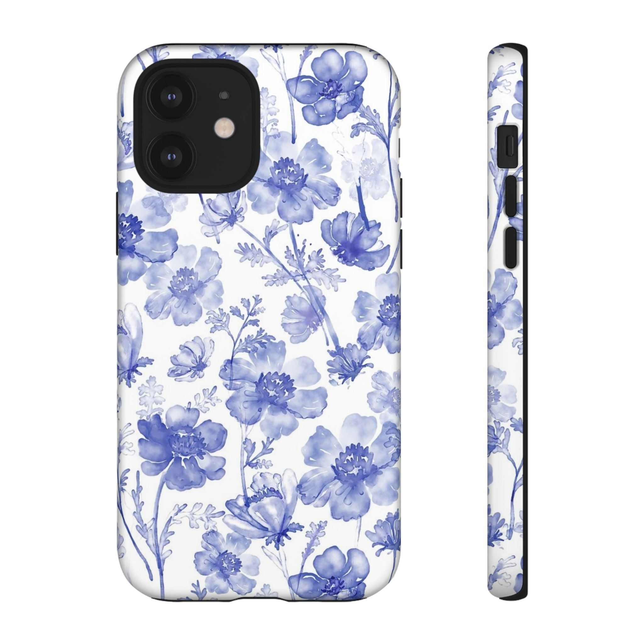 Blue Floral Tough Case