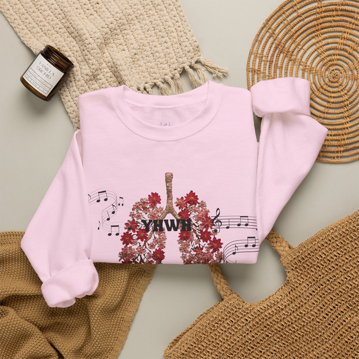 Floral Lungs Music Crewneck