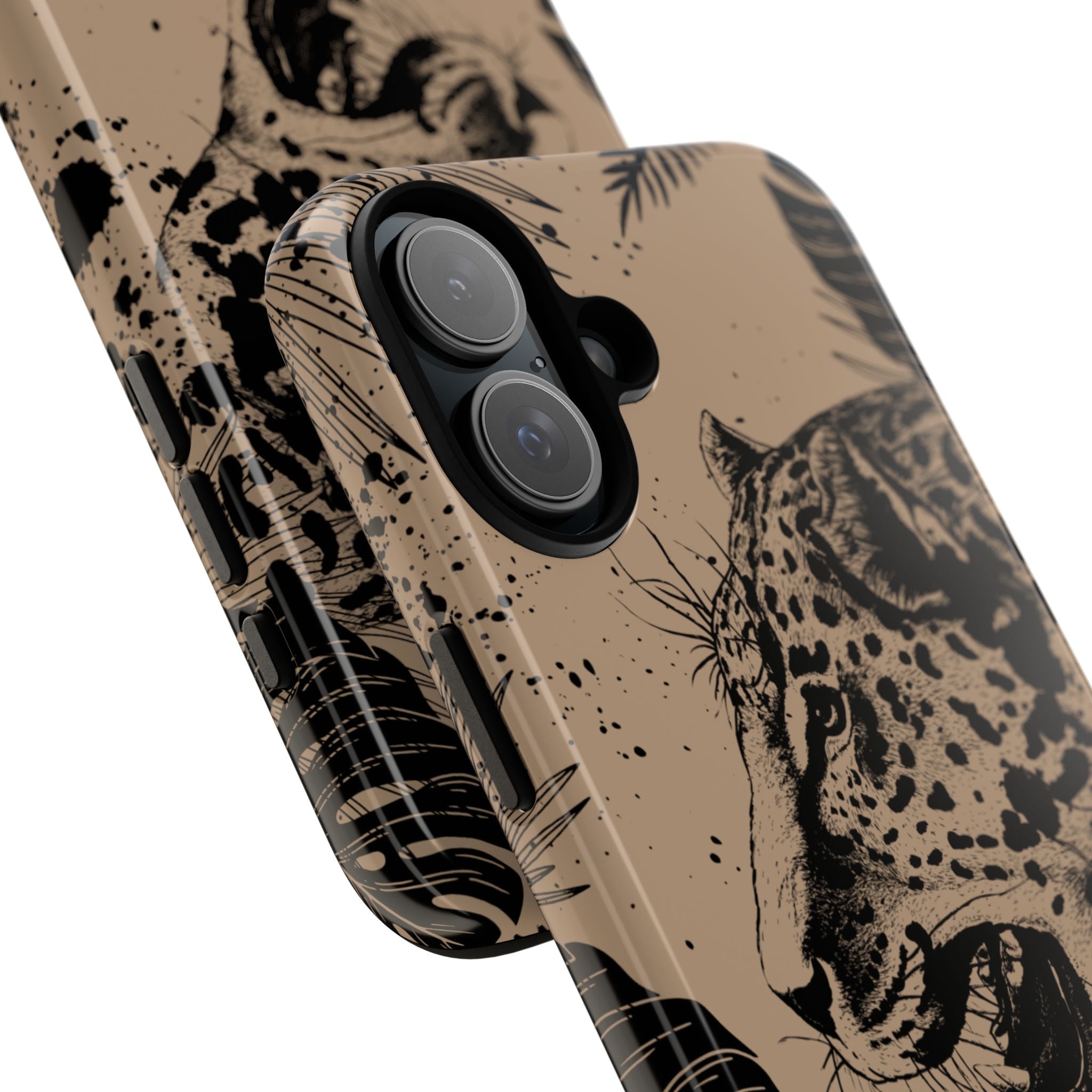 Be Strong and Courageous Tough Phone Case (Brown)