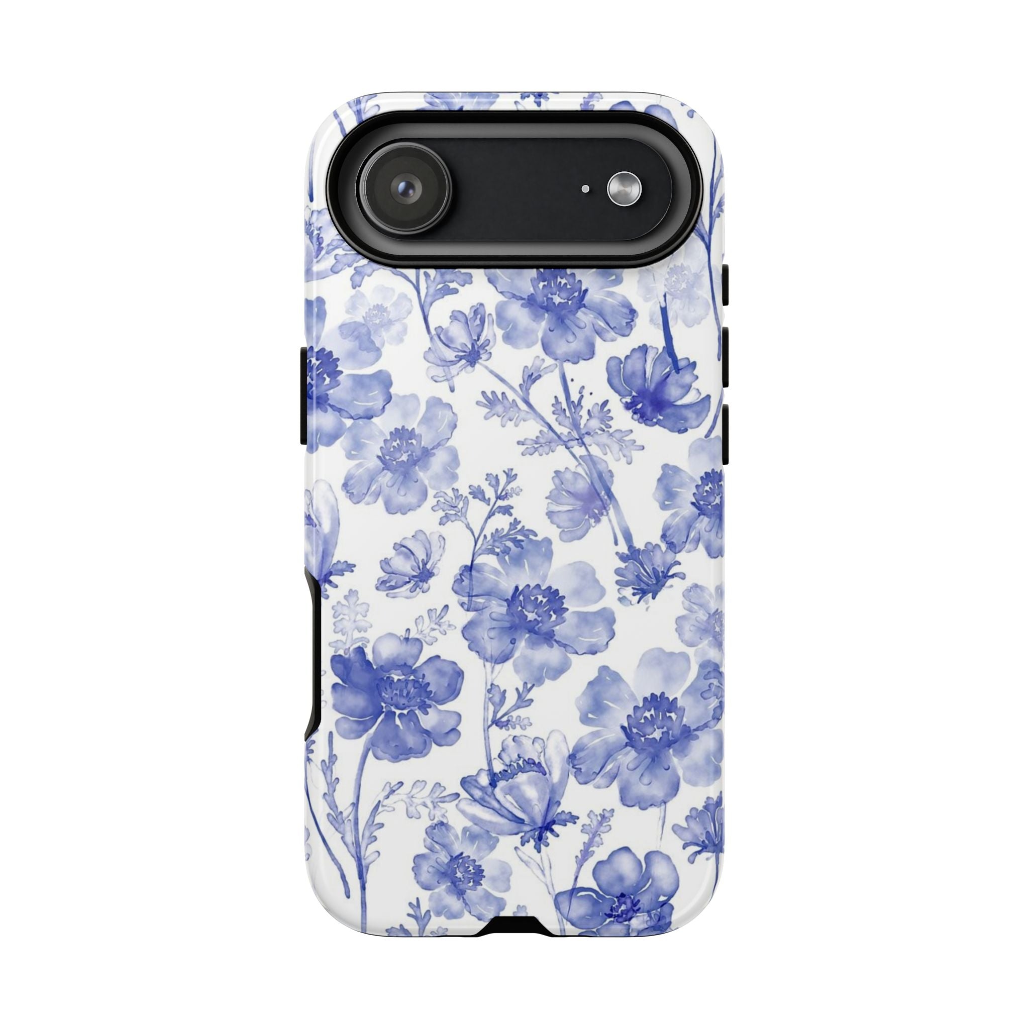 Blue Floral Tough Case