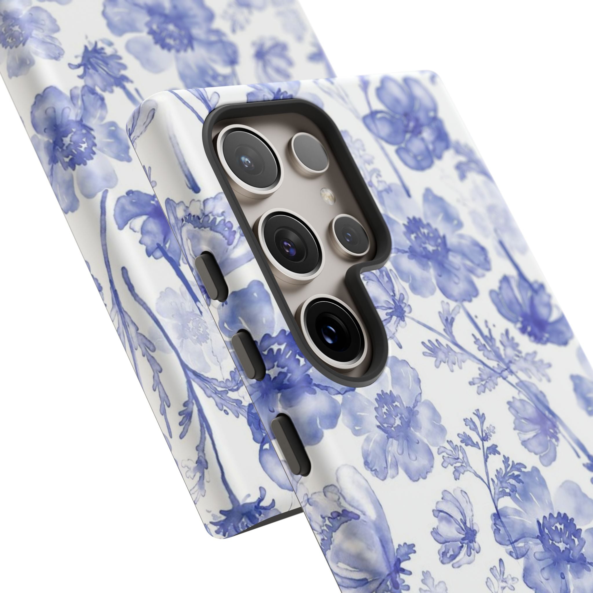 Blue Floral Tough Case