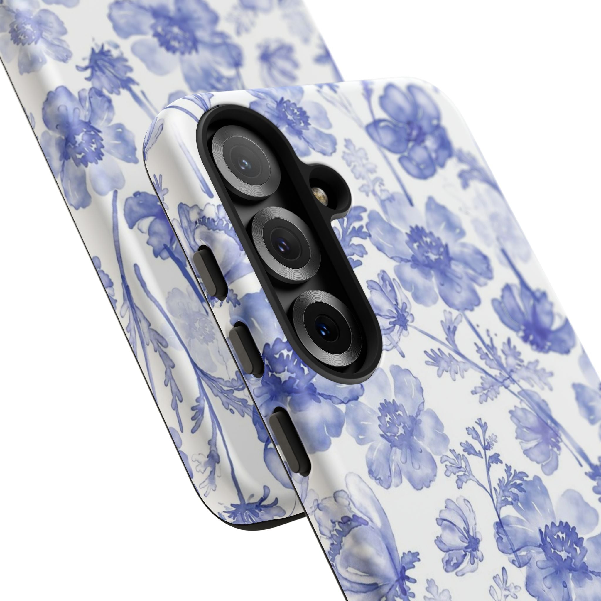 Blue Floral Tough Case