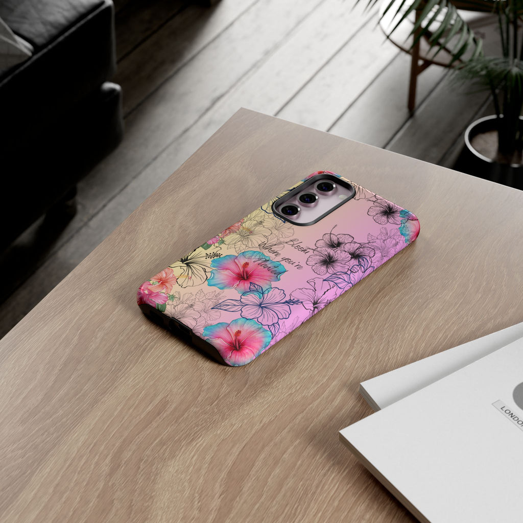 Bloom Where You're Planted Tough Phone Case