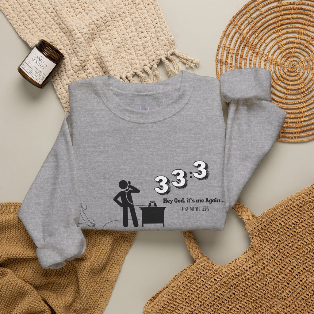 Jeremiah 33:3 Inspirational Crewneck Sweatshirt