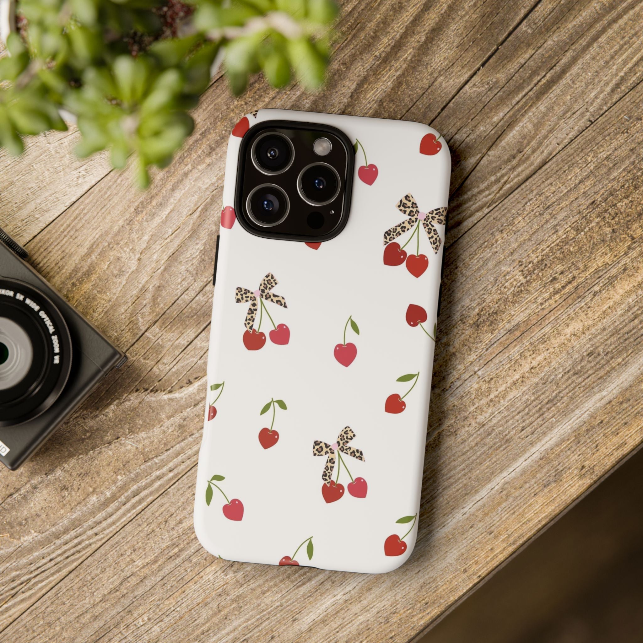 Cherries and Bows Phone Case