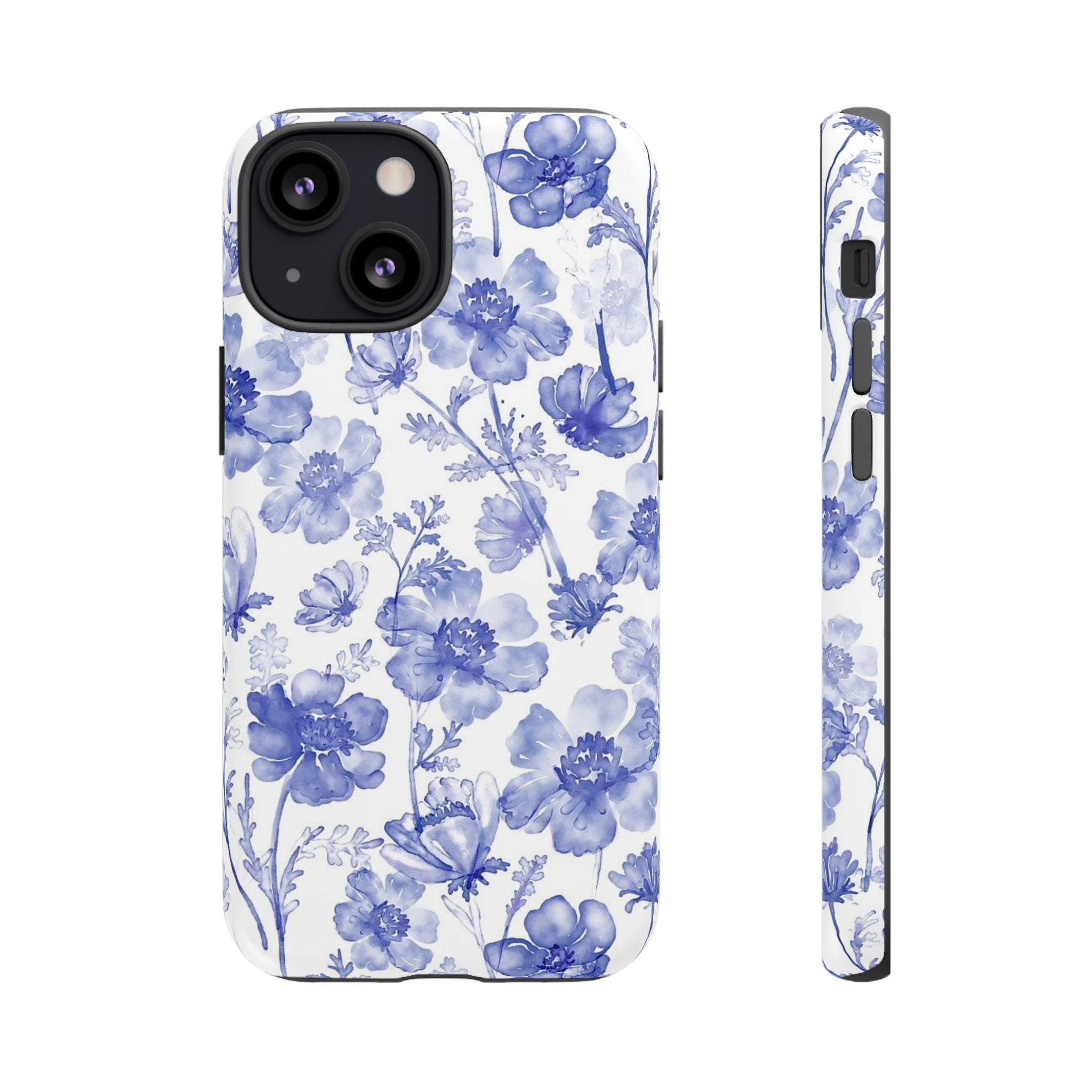Blue Floral Tough Case