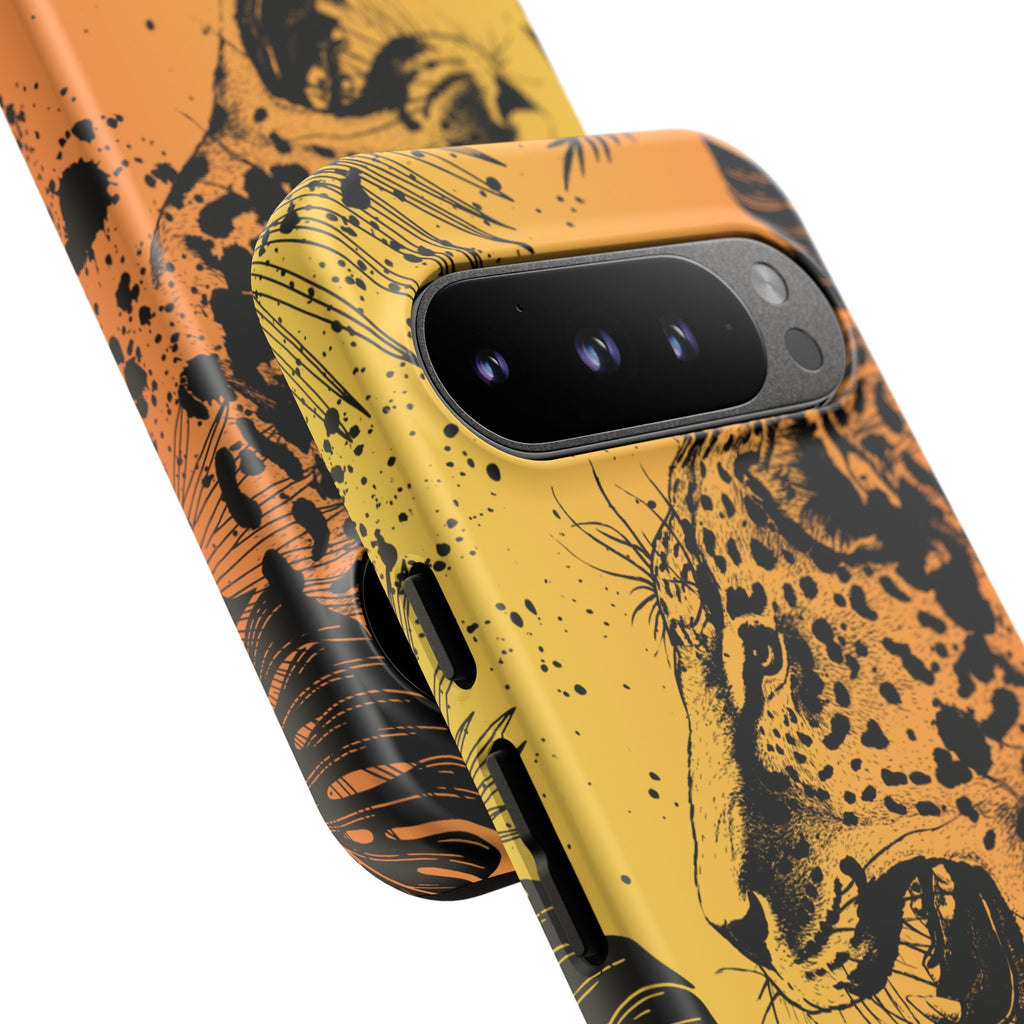 Be Strong and Courageous Tough Phone Case (Orange Hue)
