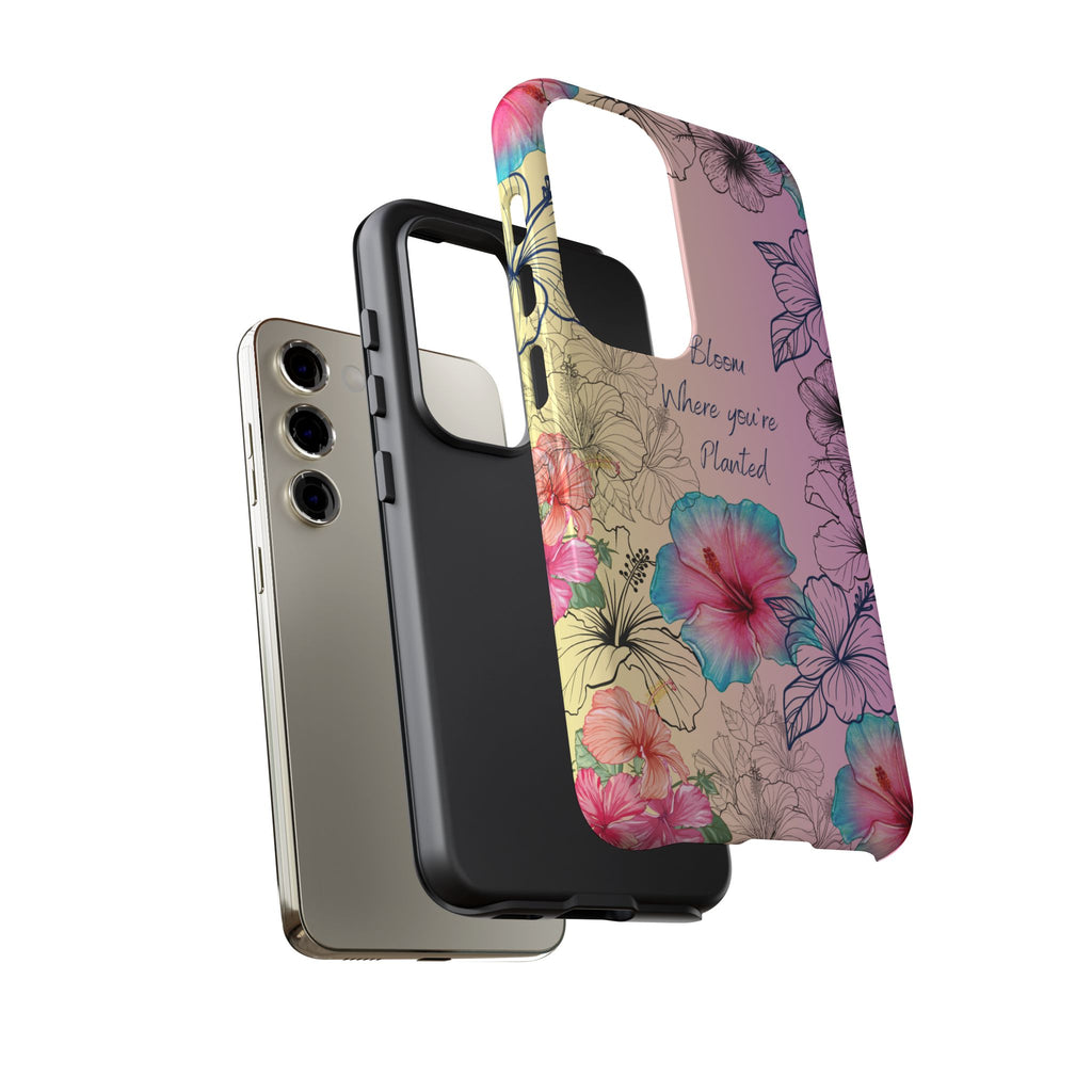 Bloom Where You're Planted Tough Phone Case