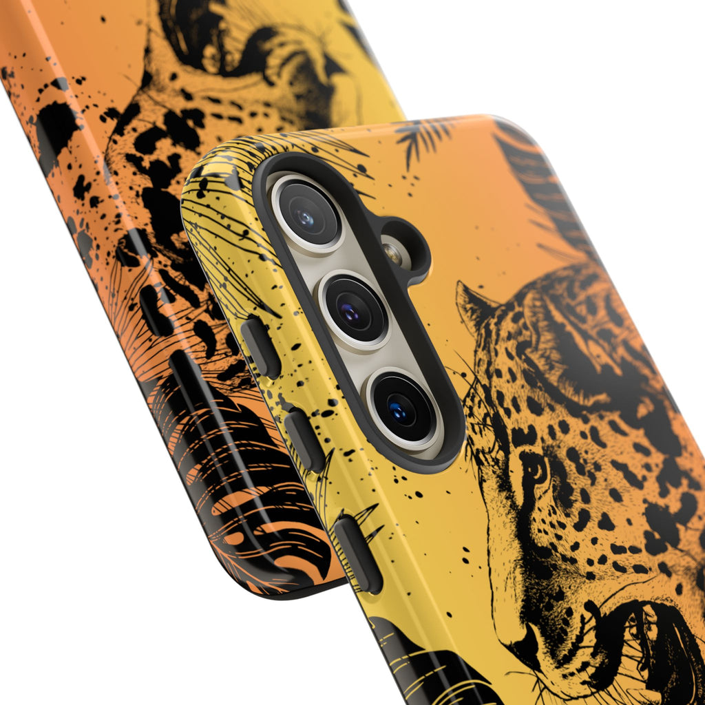 Be Strong and Courageous Tough Phone Case (Orange Hue)