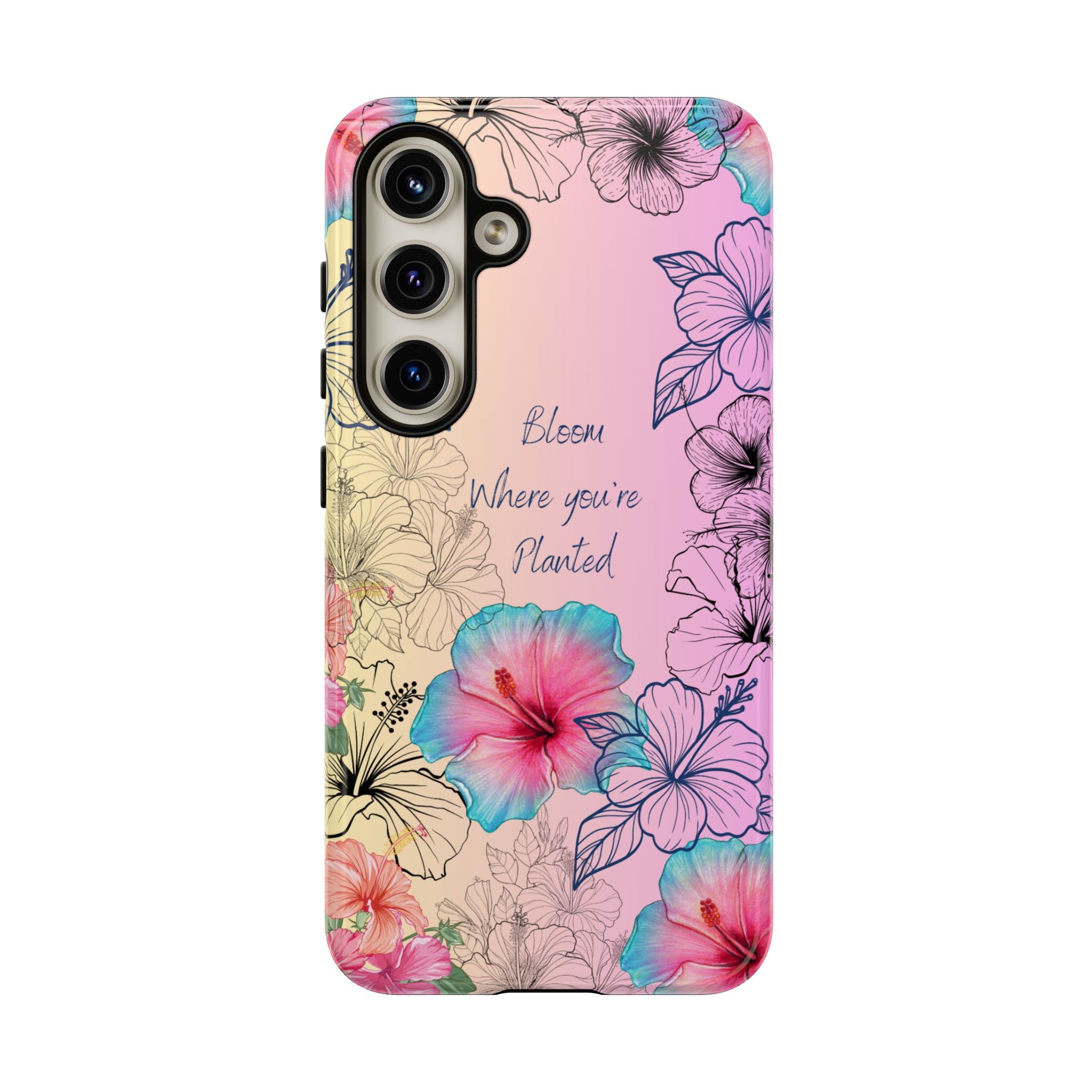 Bloom Where You're Planted Tough Phone Case