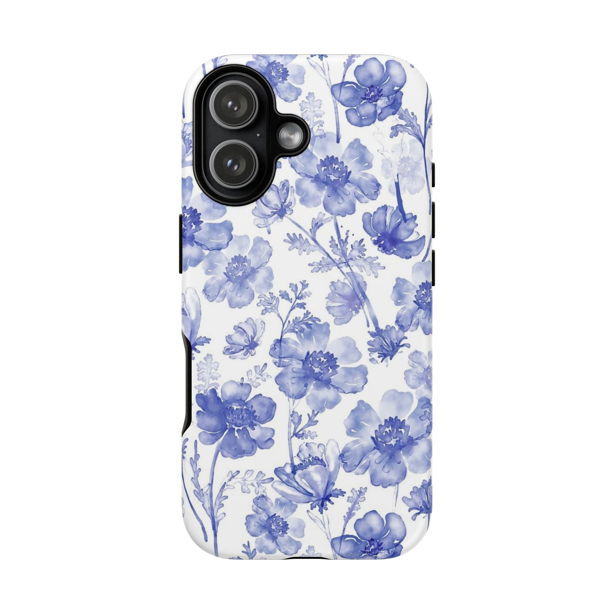 Blue Floral Tough Case