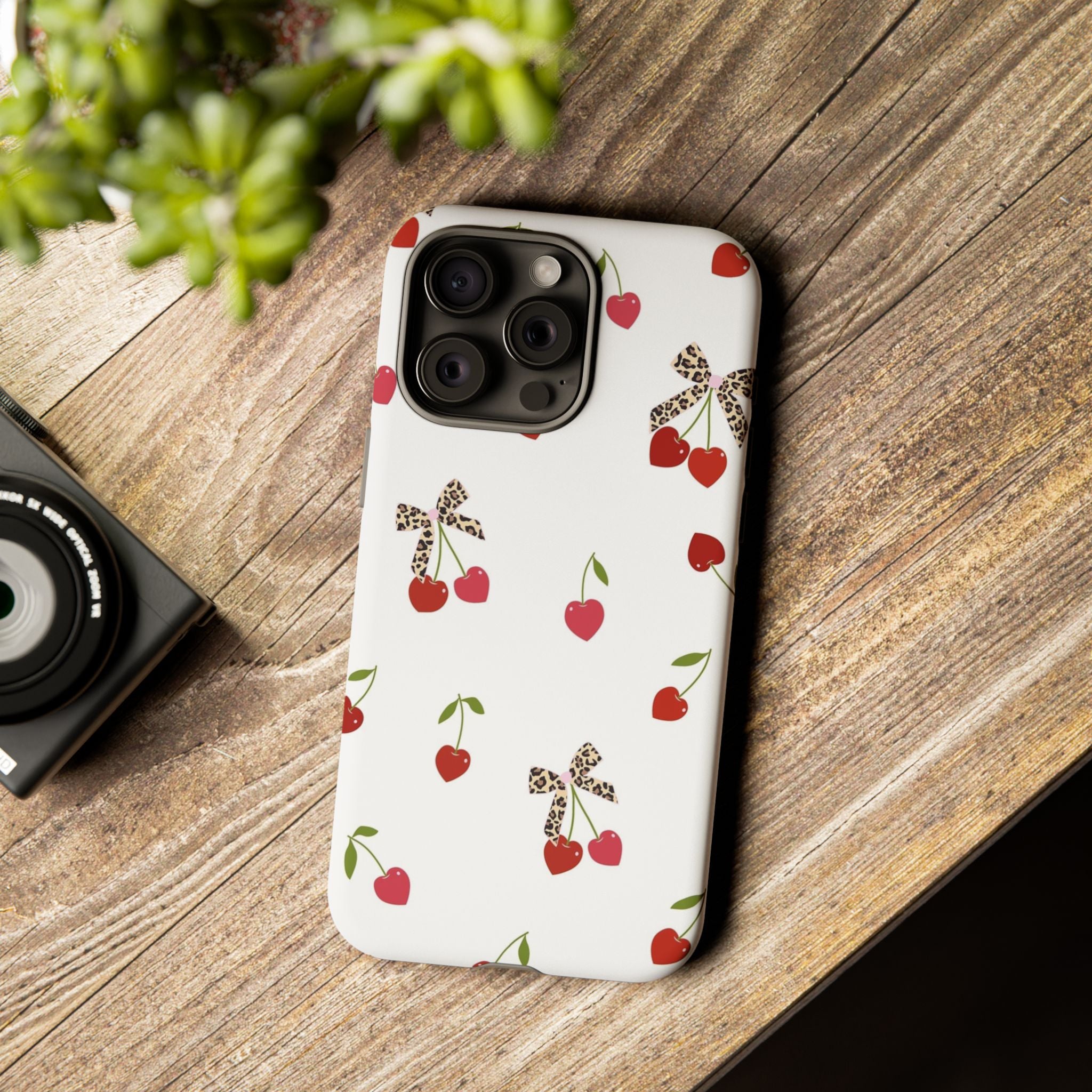 Cherries and Bows Phone Case