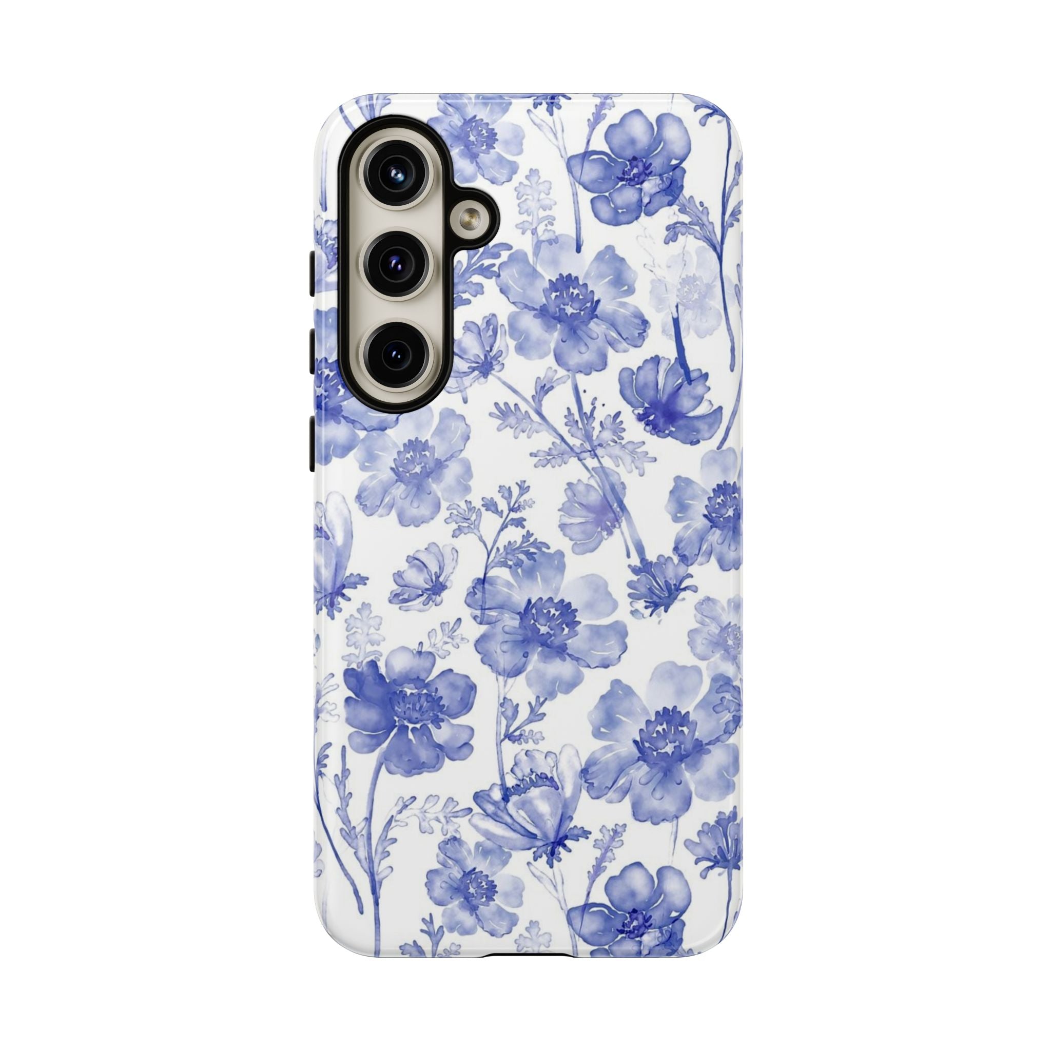 Blue Floral Tough Case