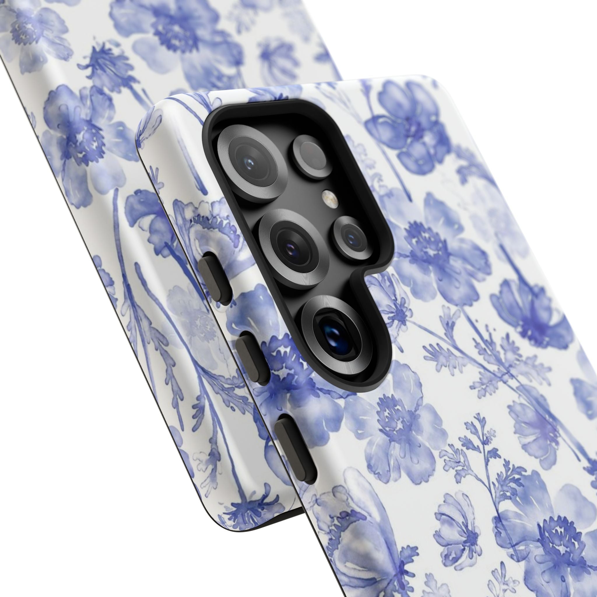 Blue Floral Tough Case