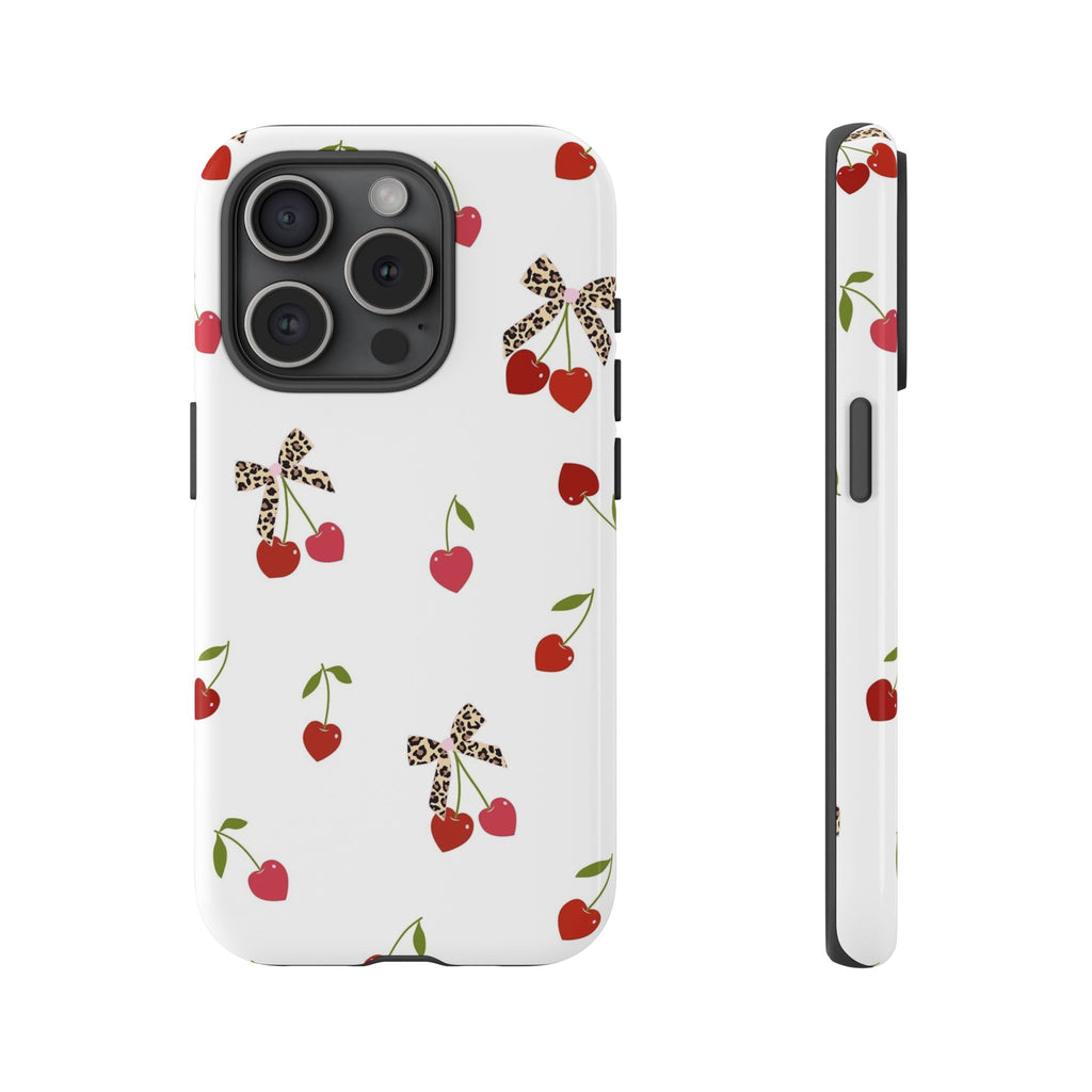Cherries and Bows Phone Case