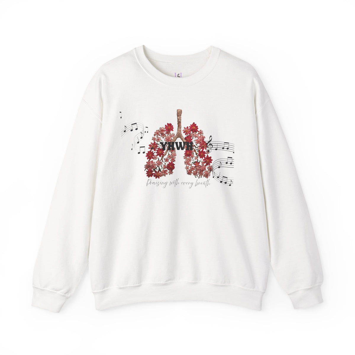 Floral Lungs Music Crewneck
