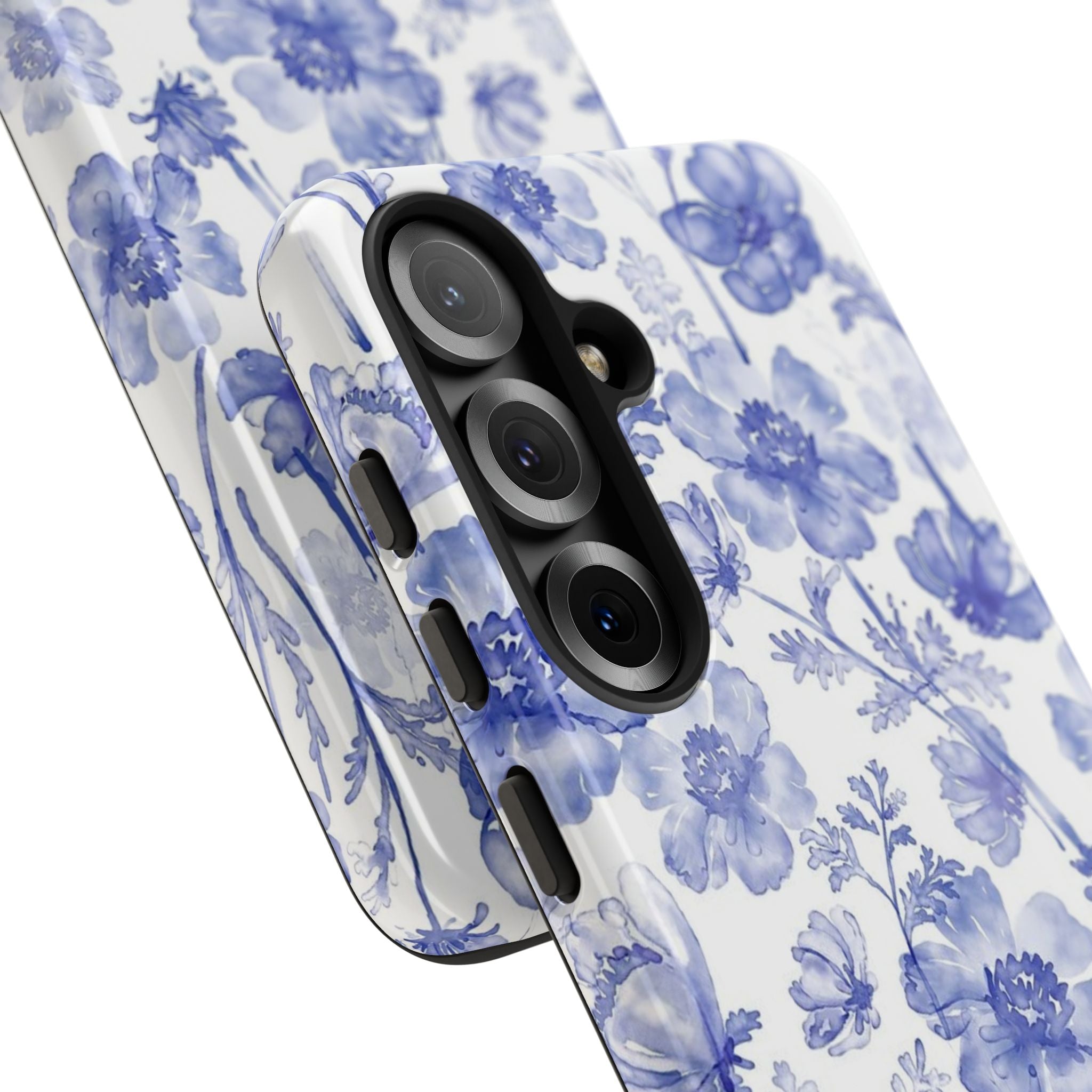 Blue Floral Tough Case