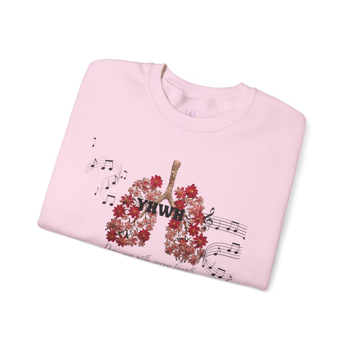 Floral Lungs Music Crewneck