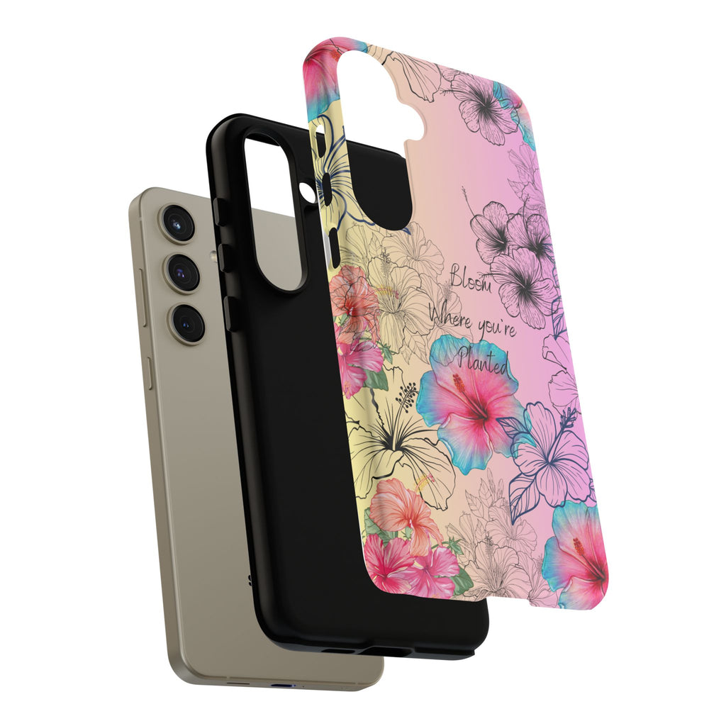 Bloom Where You're Planted Tough Phone Case