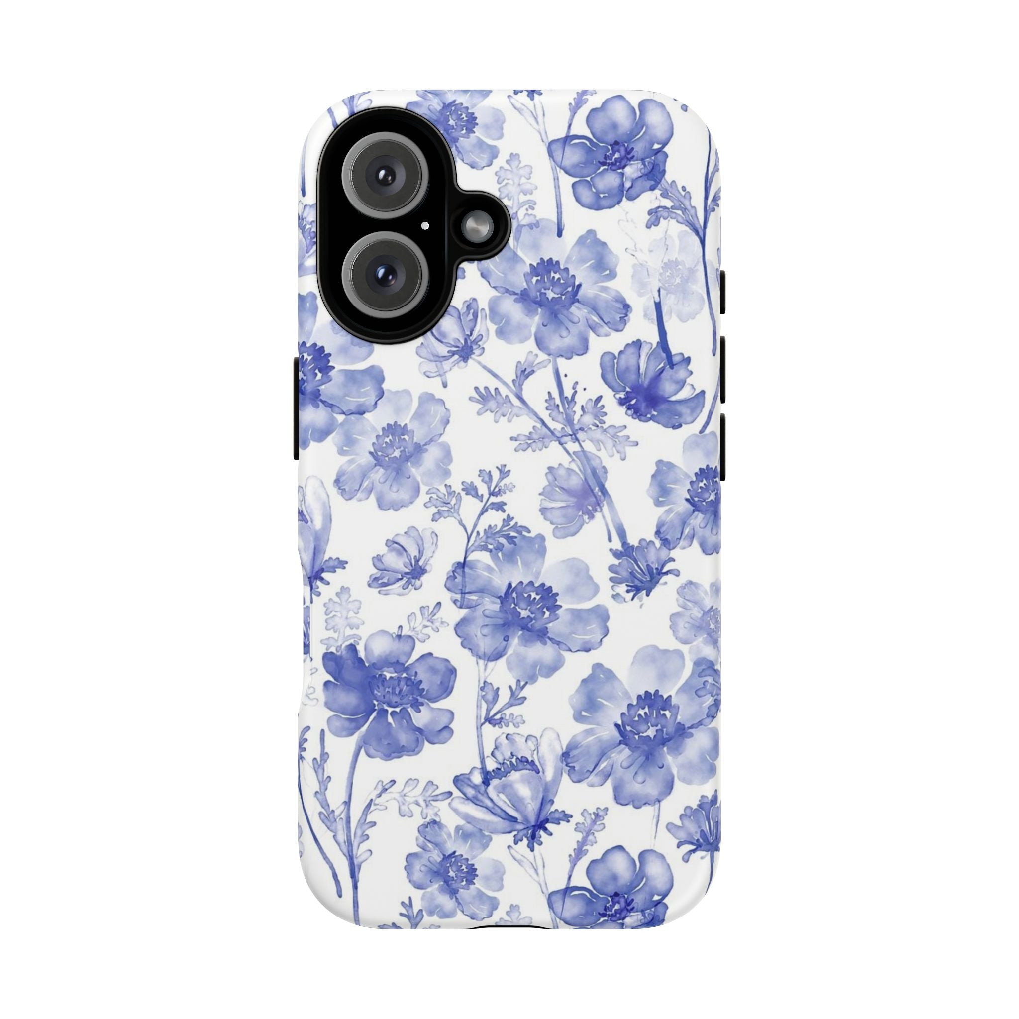 Blue Floral Tough Case