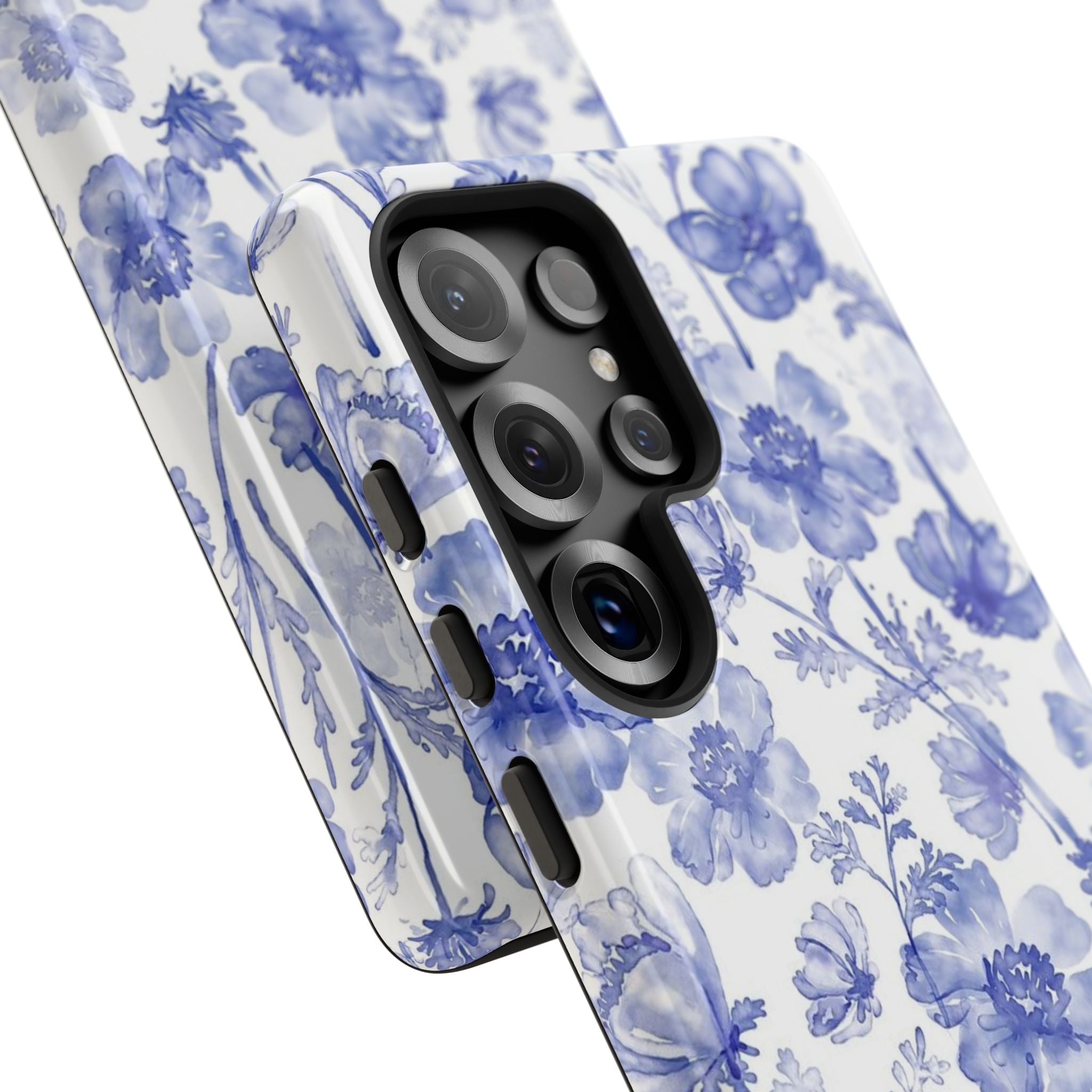 Blue Floral Tough Case