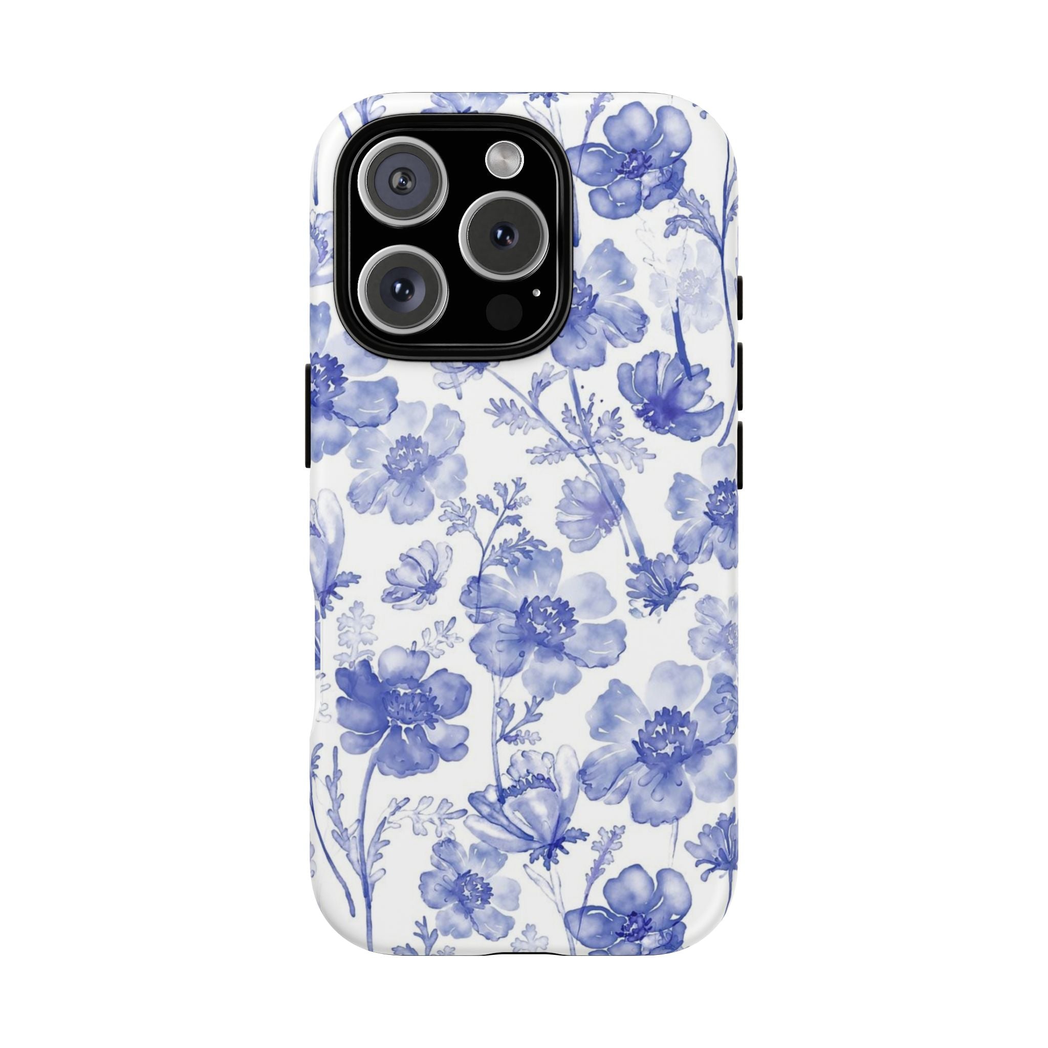 Blue Floral Tough Case
