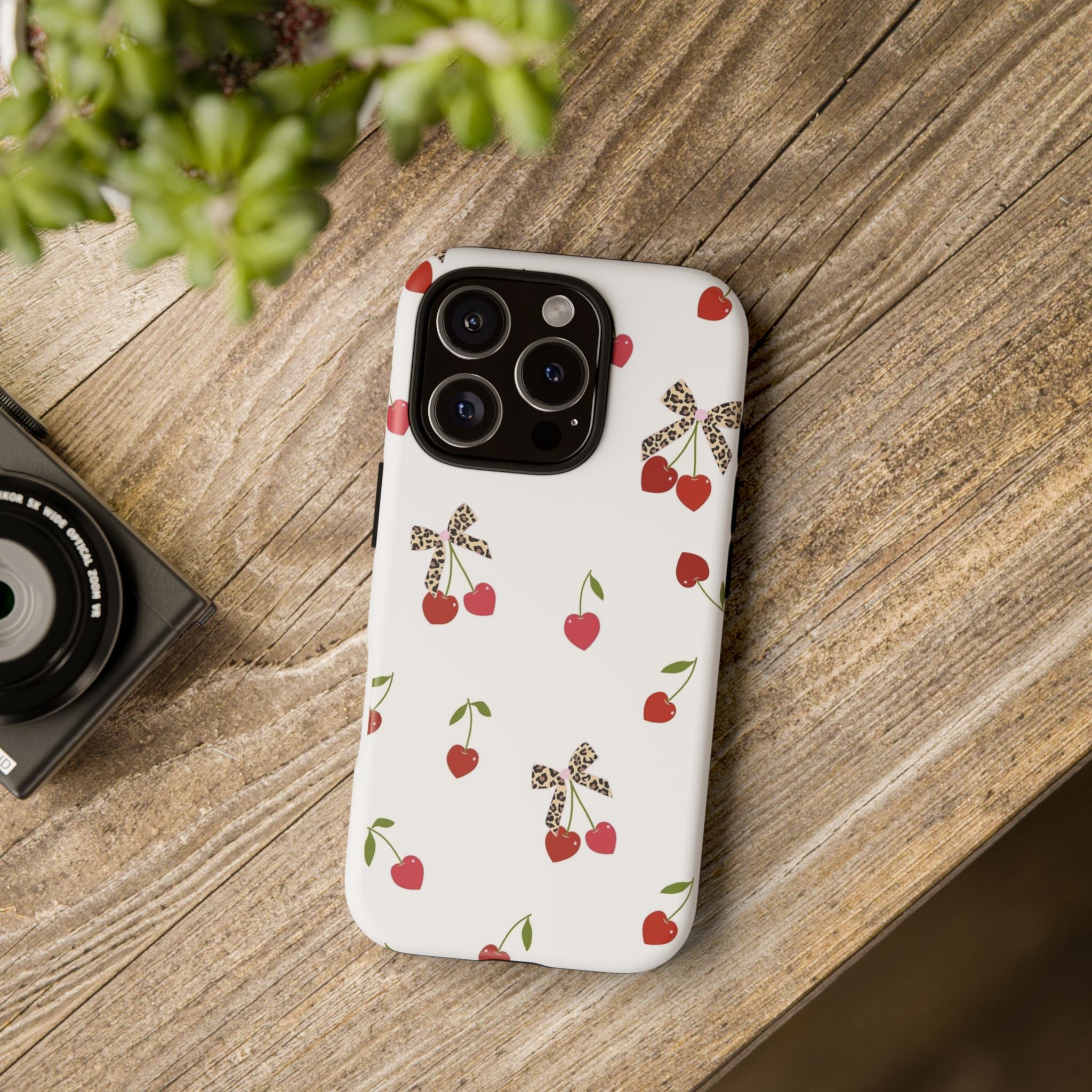 Cherries and Bows Phone Case
