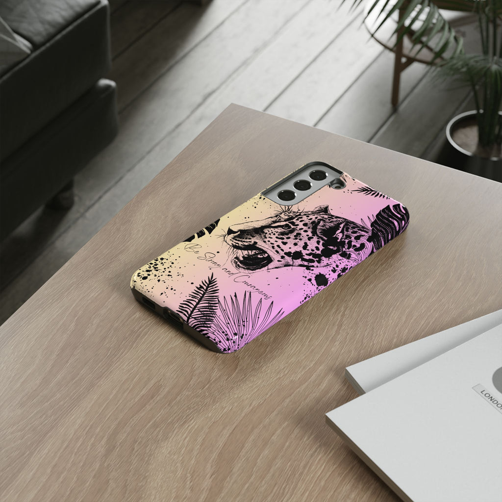 Be Strong and Courageous Tough Phone Case (Purple Hue)