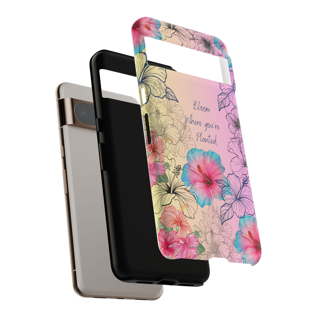 Bloom Where You're Planted Tough Phone Case