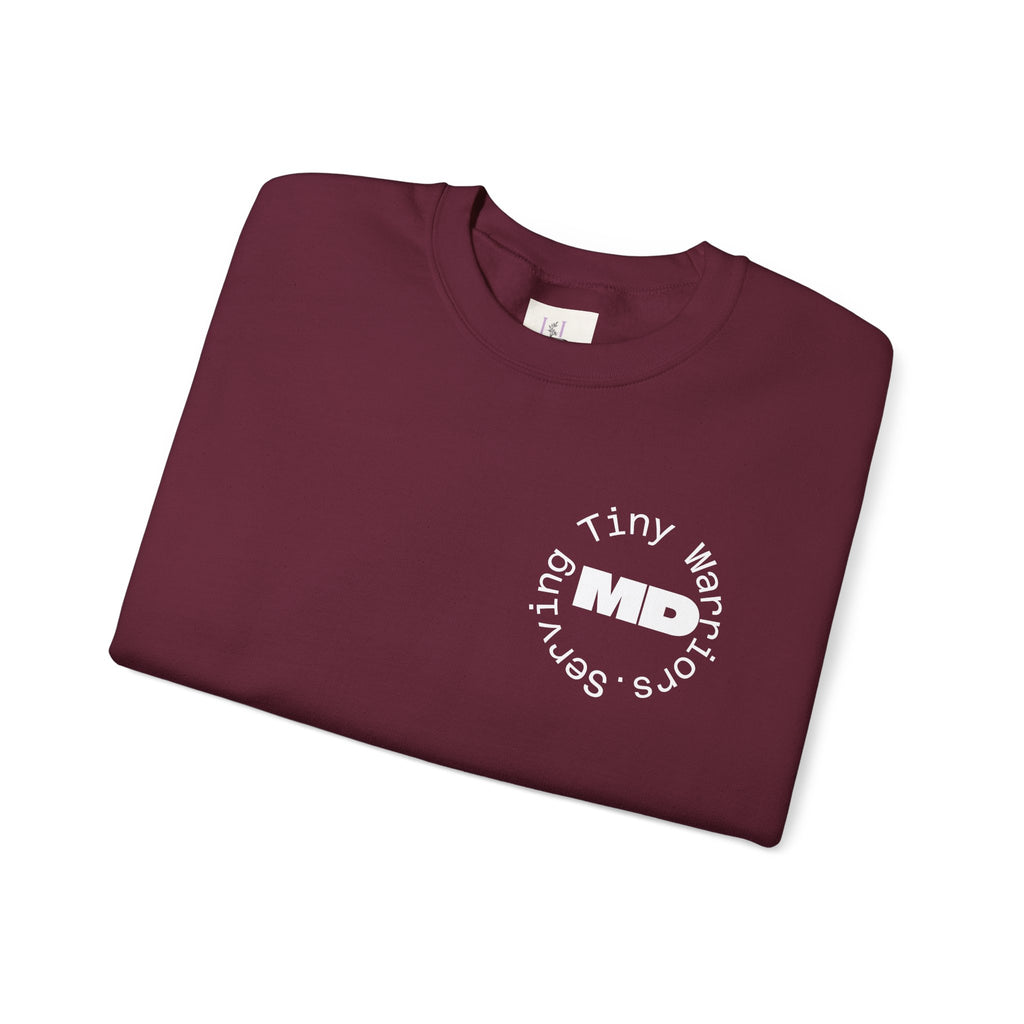 ( MD) NICU's Little Warriors Crewneck Sweatshirt