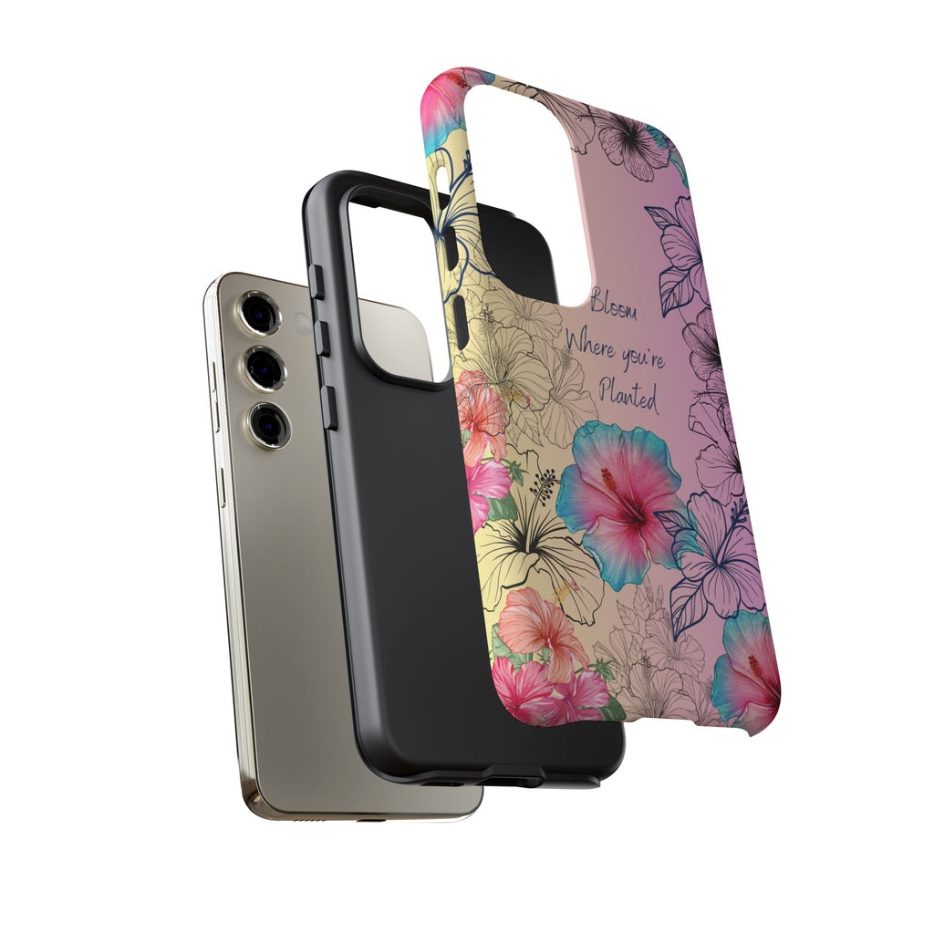 Bloom Where You're Planted Tough Phone Case