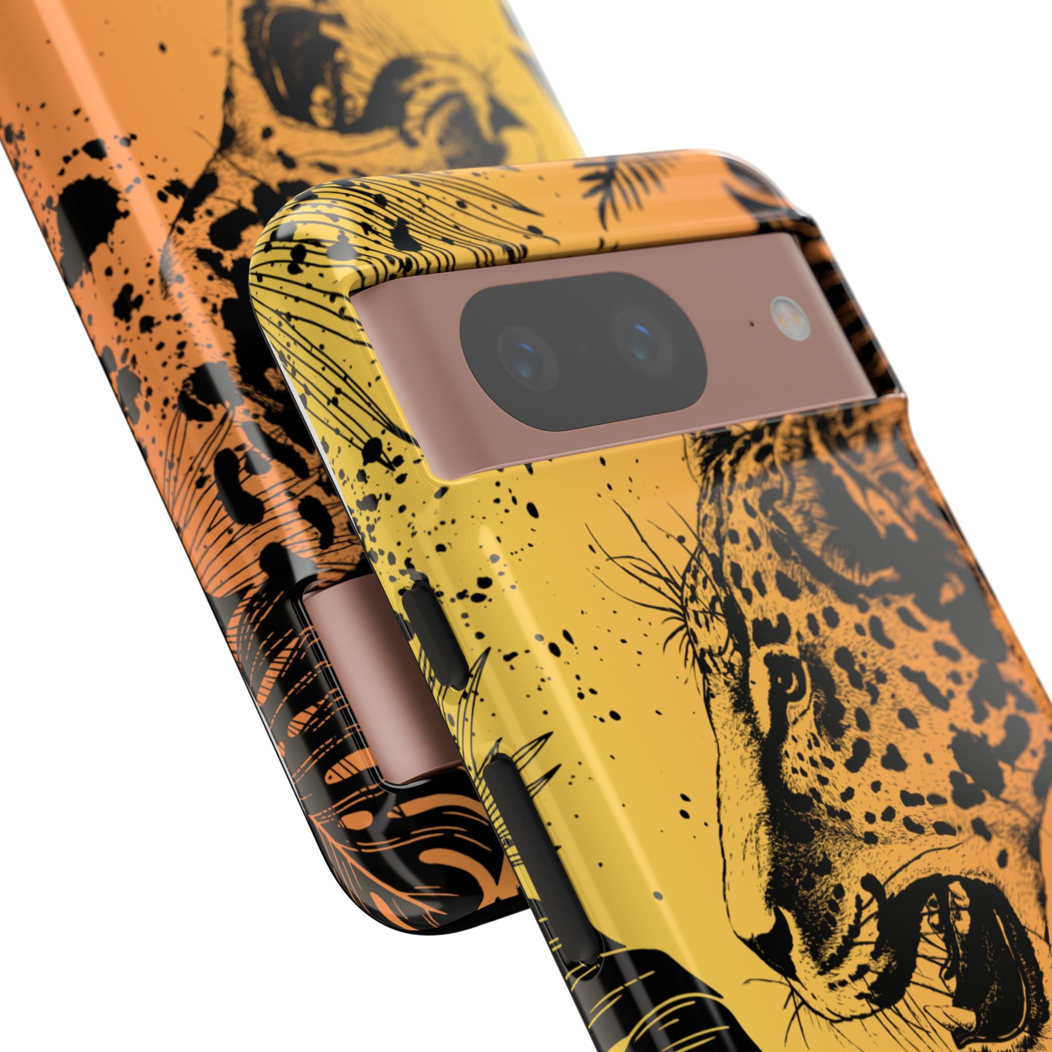 Be Strong and Courageous Tough Phone Case (Orange Hue)