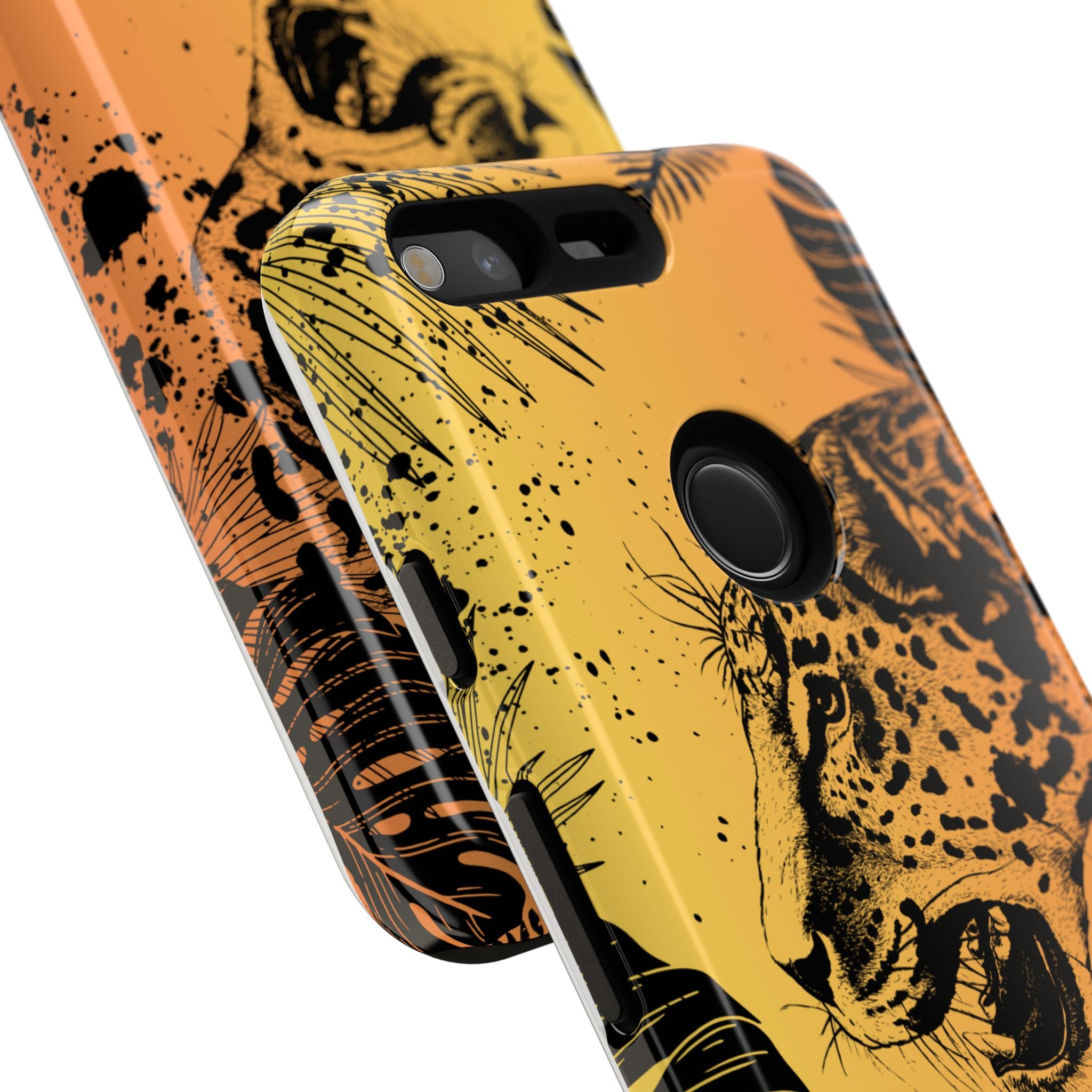 Be Strong and Courageous Tough Phone Case (Orange Hue)