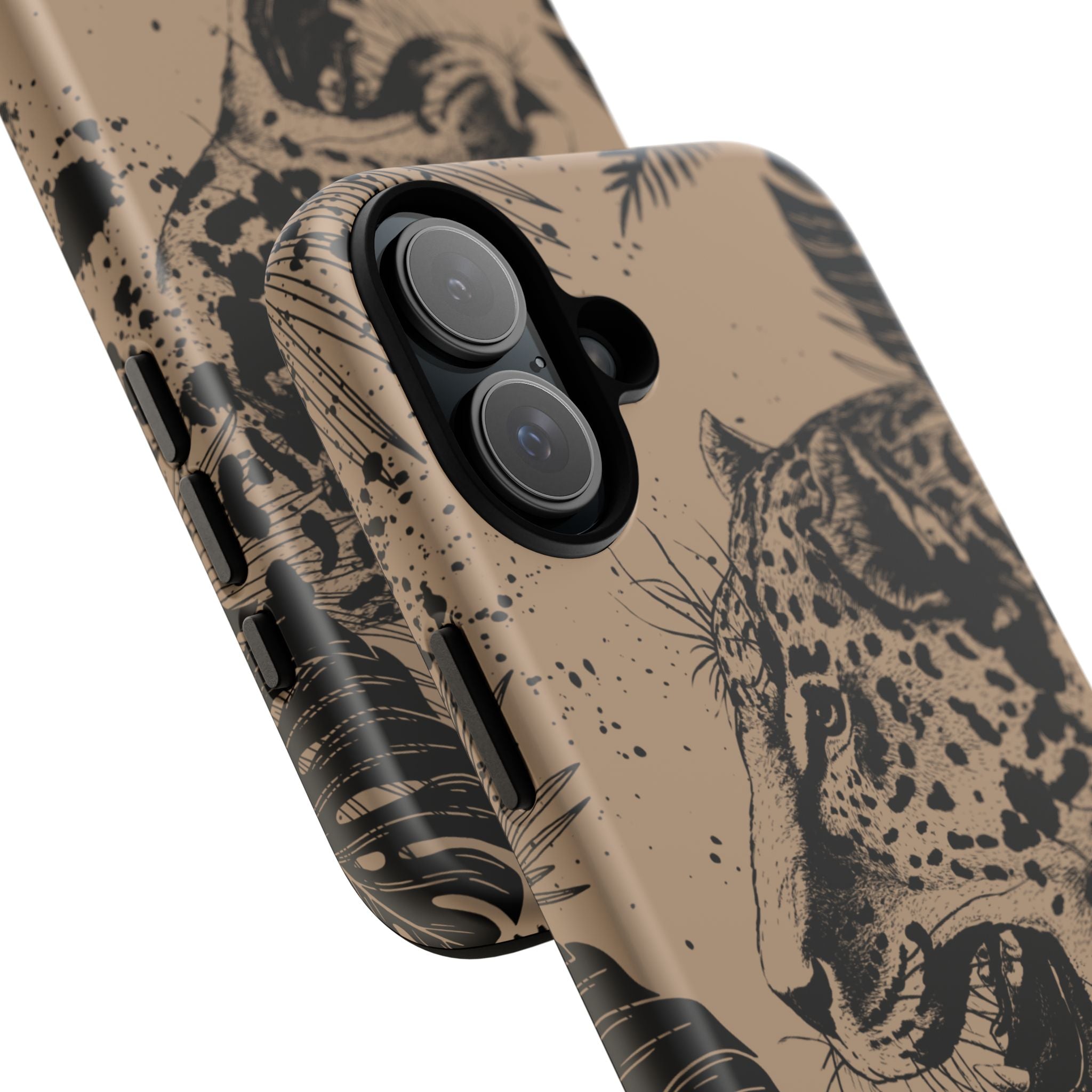 Be Strong and Courageous Tough Phone Case (Brown)