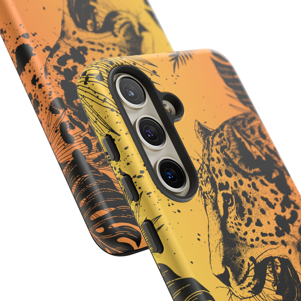 Be Strong and Courageous Tough Phone Case (Orange Hue)