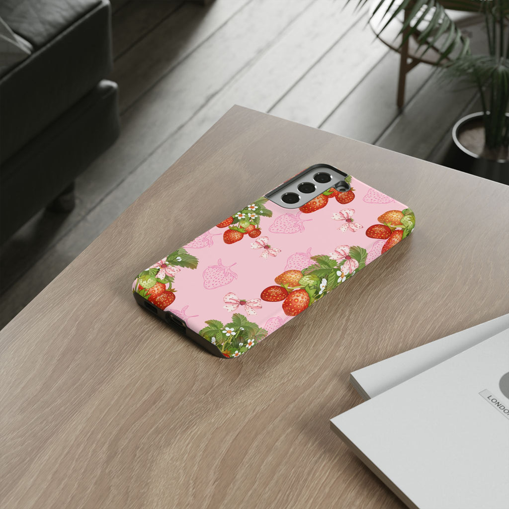 Strawberries Tough Case