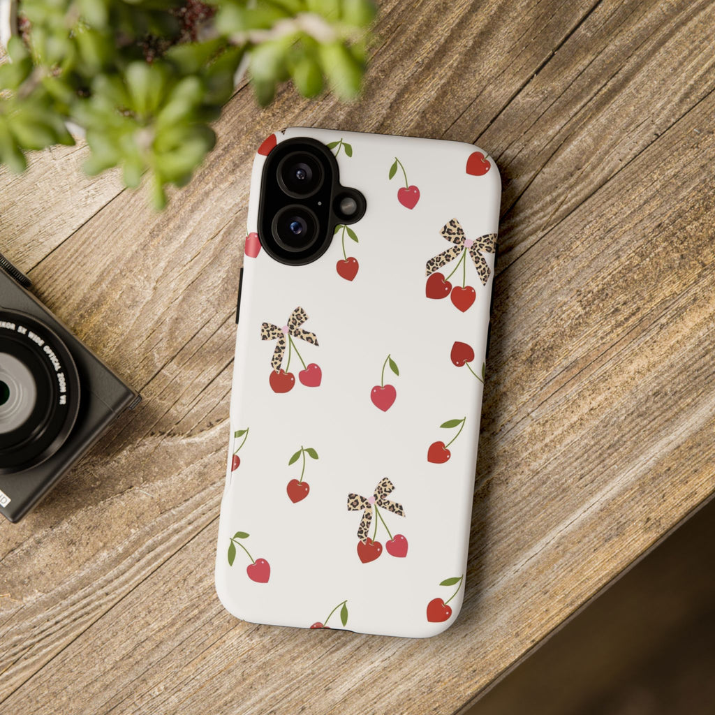 Cherries and Bows Phone Case