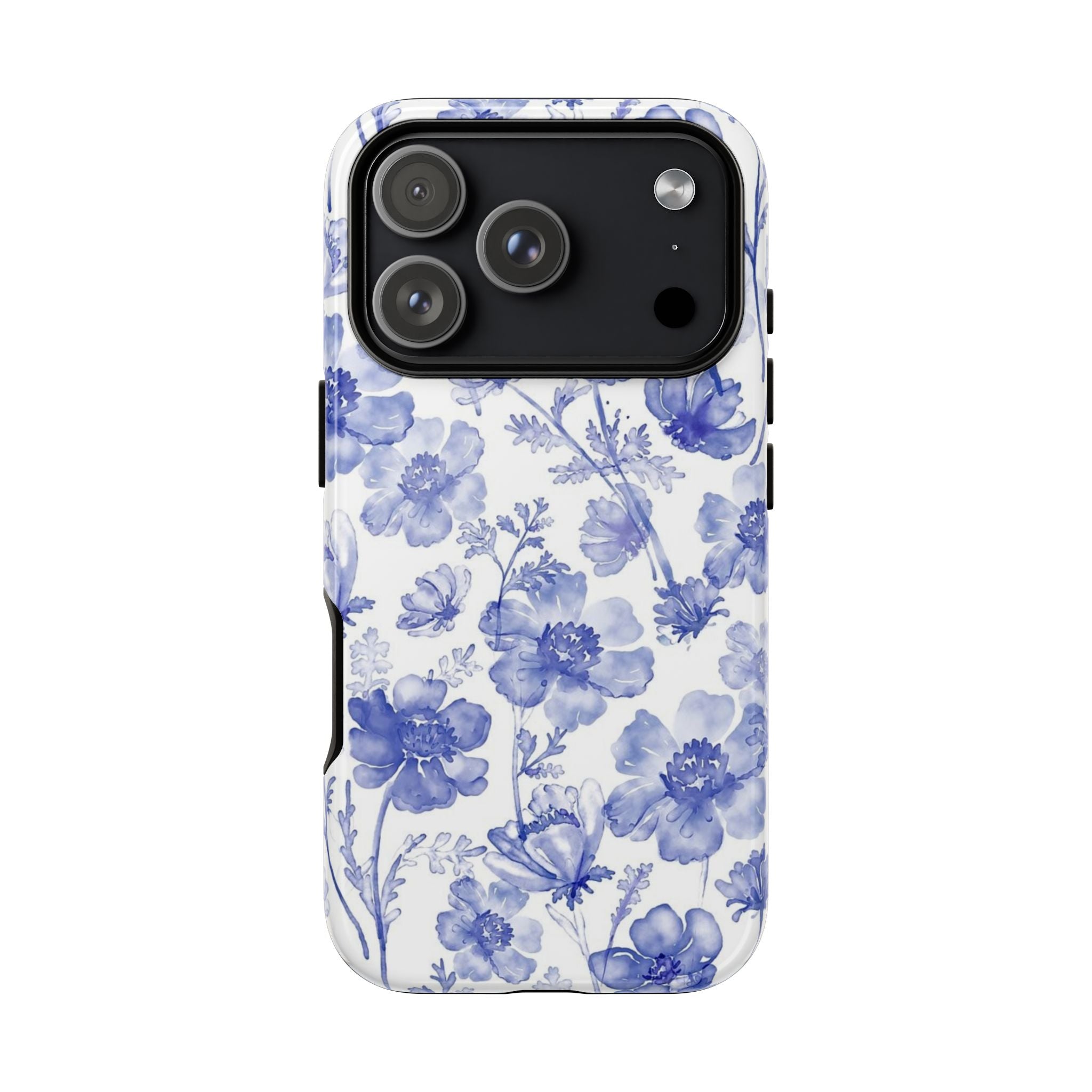 Blue Floral Tough Case